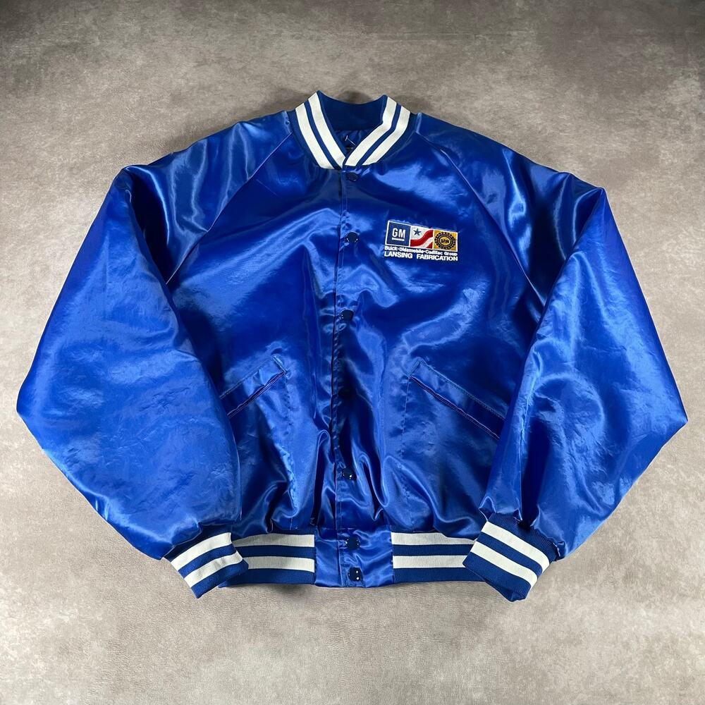 80s Pro Fit GM Cadillac Buick Large Motorsport Bomber Jacket